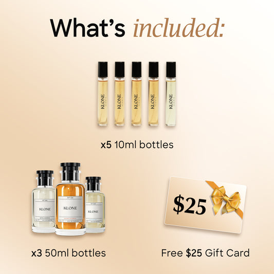 Black Friday Bundle - Buy 3 Get 5 Free Scents + Free $25 Gift Card